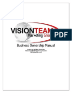 VisionTeam Marketing Group Founder's Business Ownership Manual