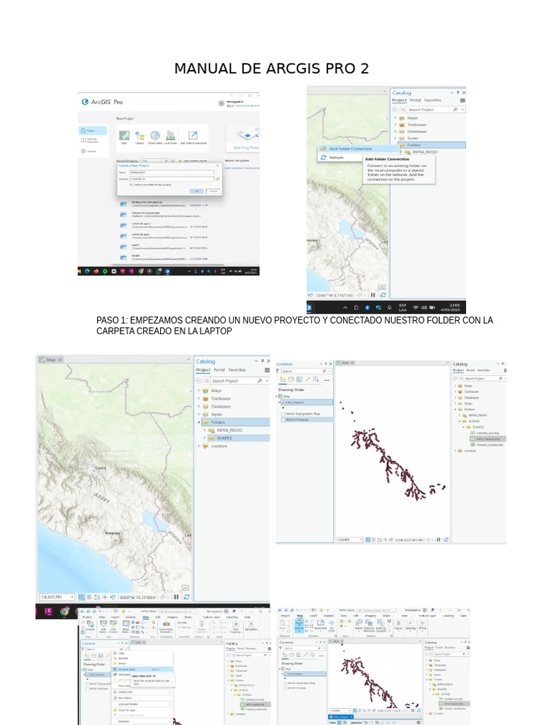 Guía de Uso de ArcGIS Pro 2 | PDF