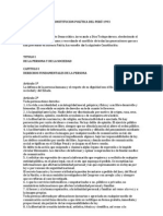 CONSTITUCION POLÍTICA DEL PERÚ 1993