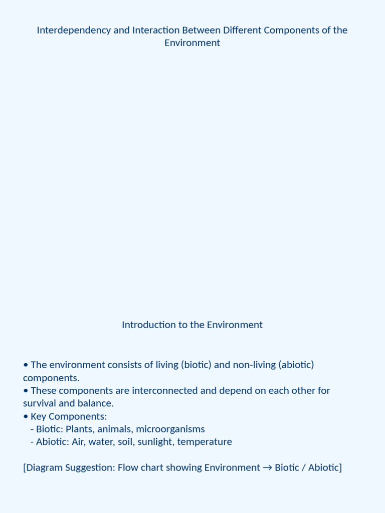 Environment Interdependence & Cycles | PDF | Ecosystem | Natural ...