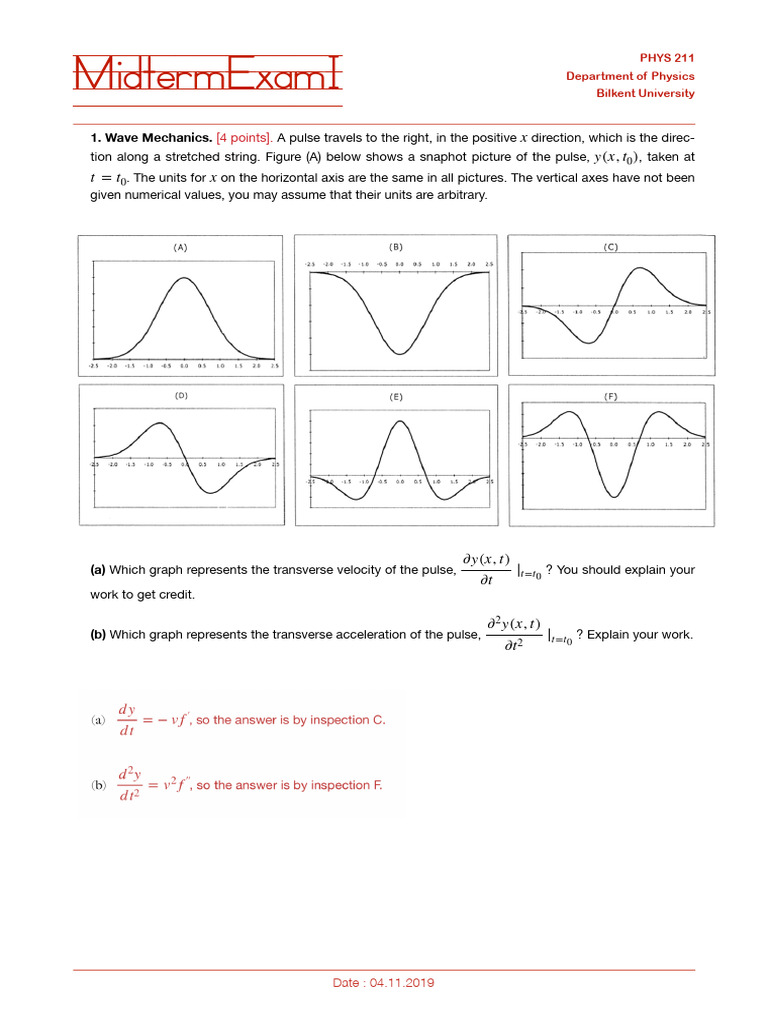 2019 Fall Midterm 1 With Solutions - 251110 - 175628 | PDF | Normal ...