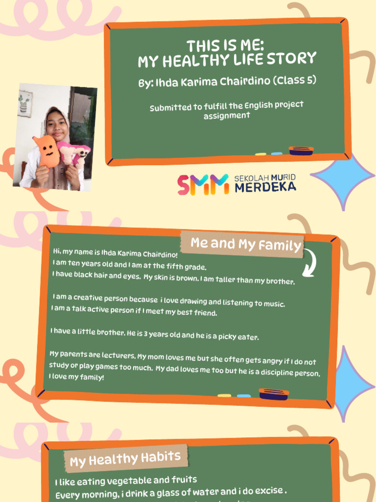 My Healthy Life Story by Ihda Karima | PDF