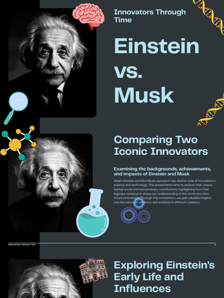 Presentation - Einstein vs. Musk | PDF | Entrepreneurship | Albert Einstein