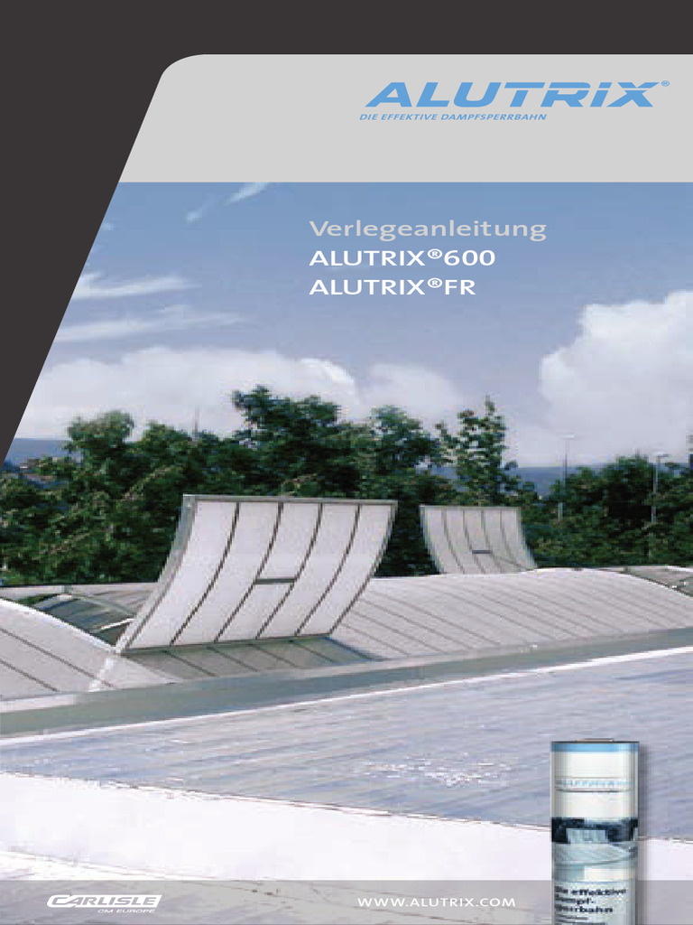 Alutrix 600-Verlegeanleitung | PDF