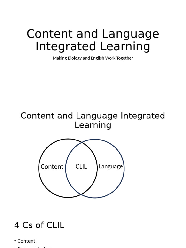 Content and Language Integrated Learning | PDF | Renewable Energy ...