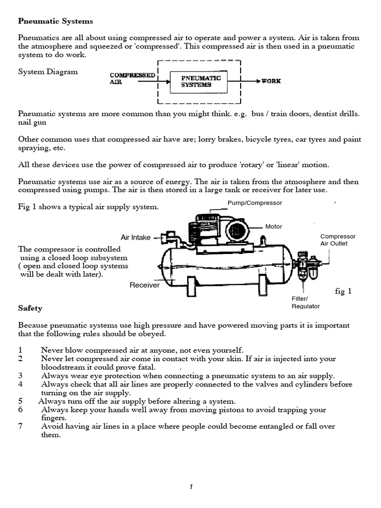 TS S4 Pneumatic Systems Notes 0106 | PDF | Valve | Piston