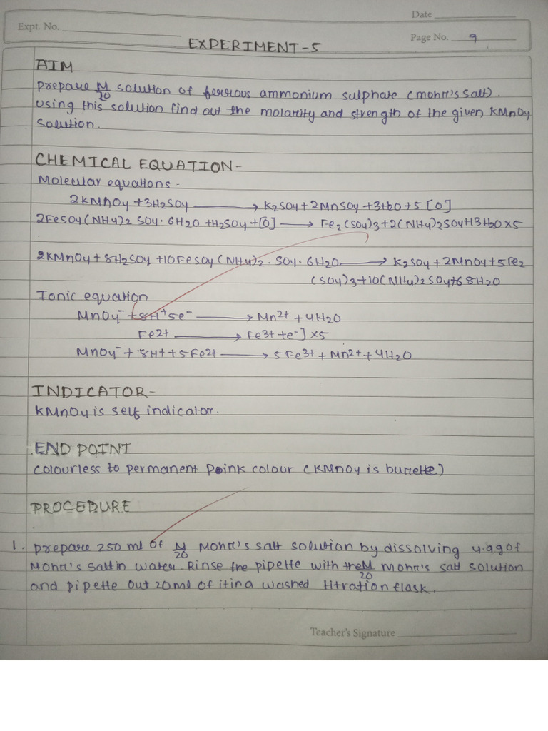 Experiment 5 | PDF