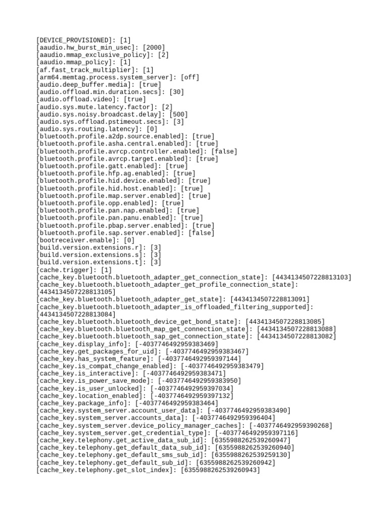 Android Device Configuration Settings | PDF | Mobile Linux | Embedded ...