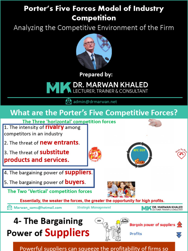 Understanding Porter's Five Forces Model | PDF | Strategic Management ...