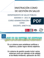 La Admin is Trac Ion Como Sistem de Gestion Semana 4 PPT