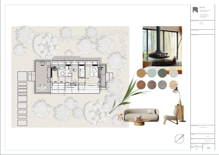 Cabin House Floor Plan Details | PDF