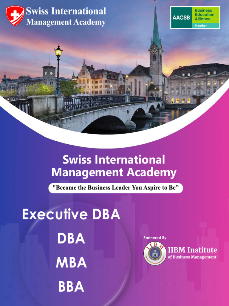 Edba DBA Mba and Bba Sima Prospectus | PDF | Master Of Business ...