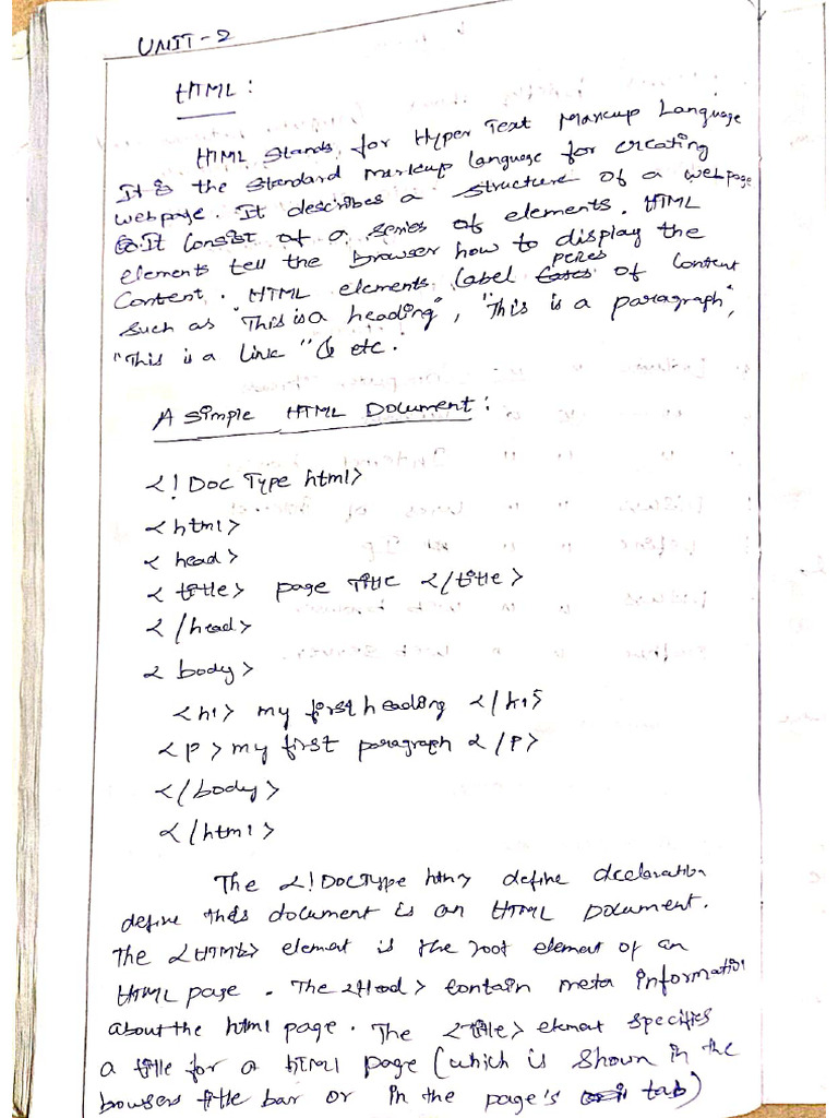 Internet & Web Unit 2 | PDF