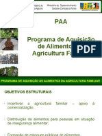 Programa de Aquisição de Alimentos - PAA