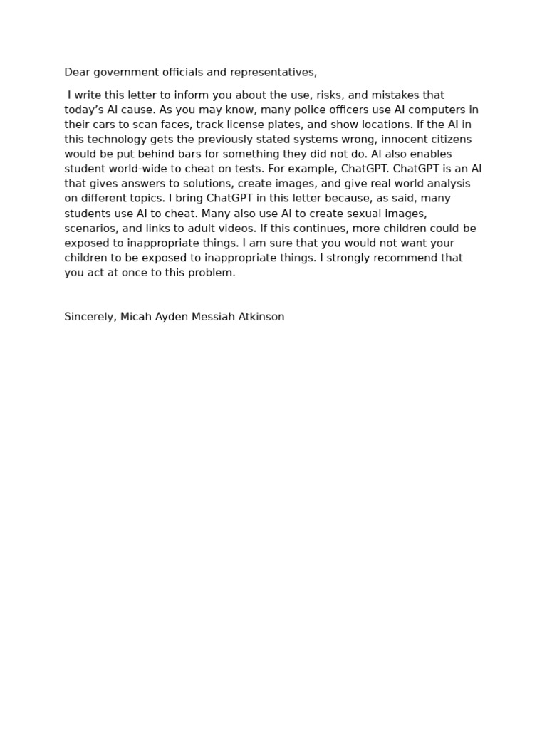 Risks of AI Misuse in Society | PDF