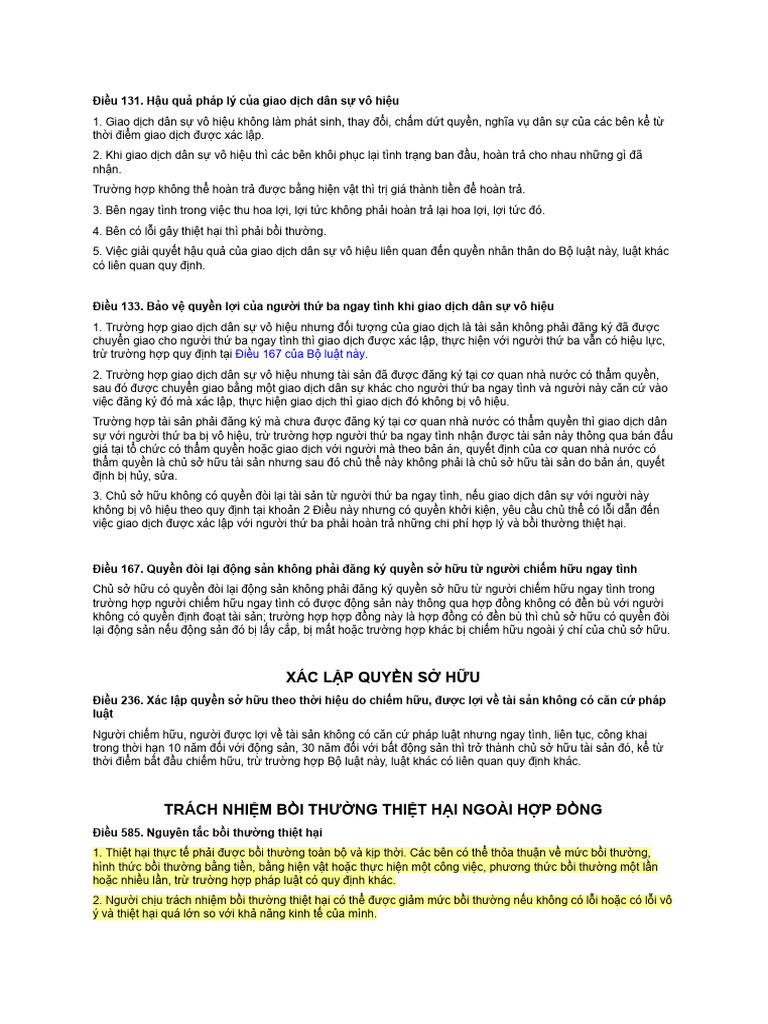 Một Số Điều Luật - Pldc | PDF