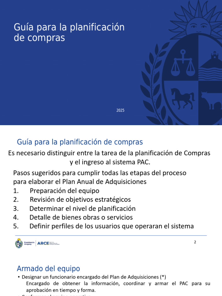 Planificación de Compras 2025 | PDF | Planificación
