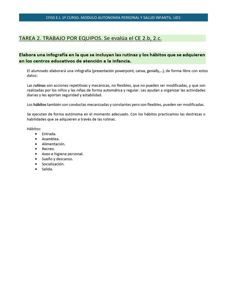 Tarea 2. Elabora Una Infografía | PDF