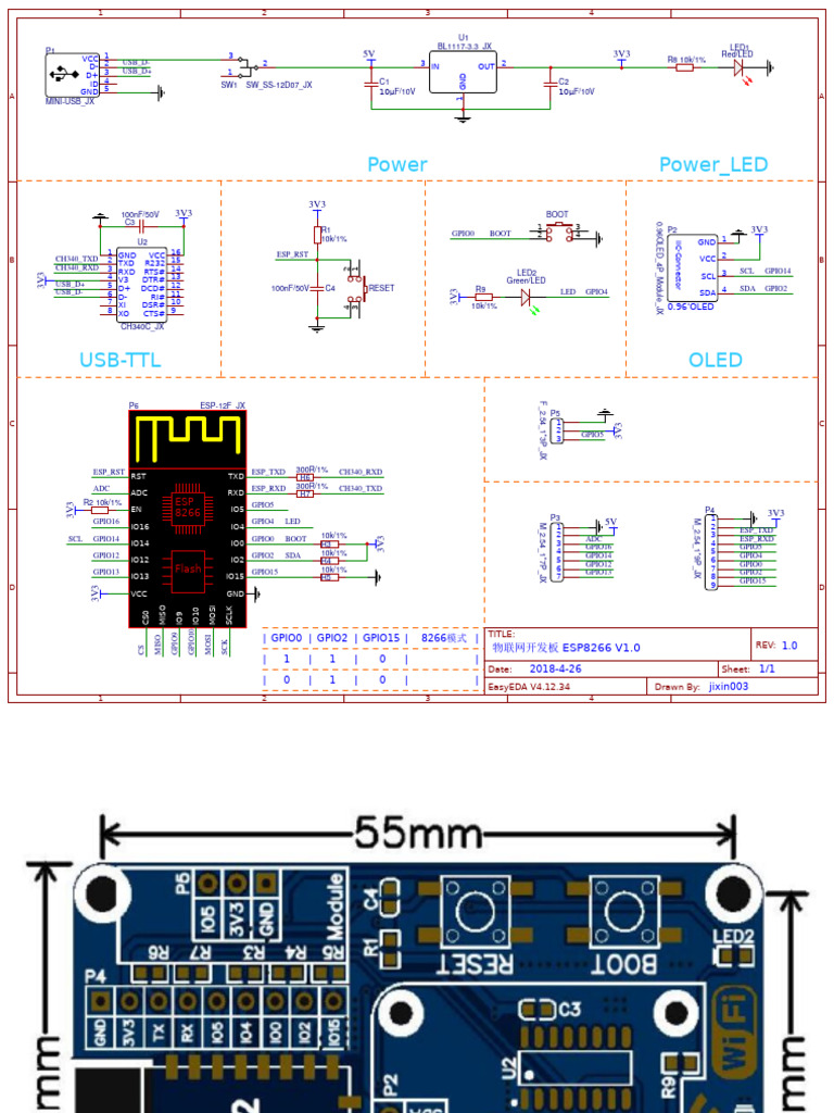ESP8266 V1.0 IoT Development Board | PDF | Computer Engineering