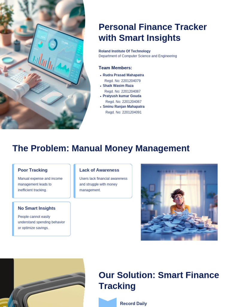 Smart Personal Finance Tracker Insights | PDF | Databases | Computing