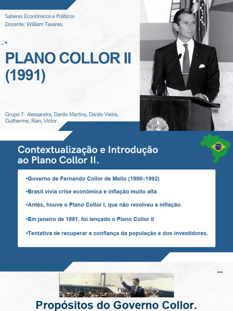 Impactos do Plano Collor II no Brasil | PDF | Inflação | Politica fiscal