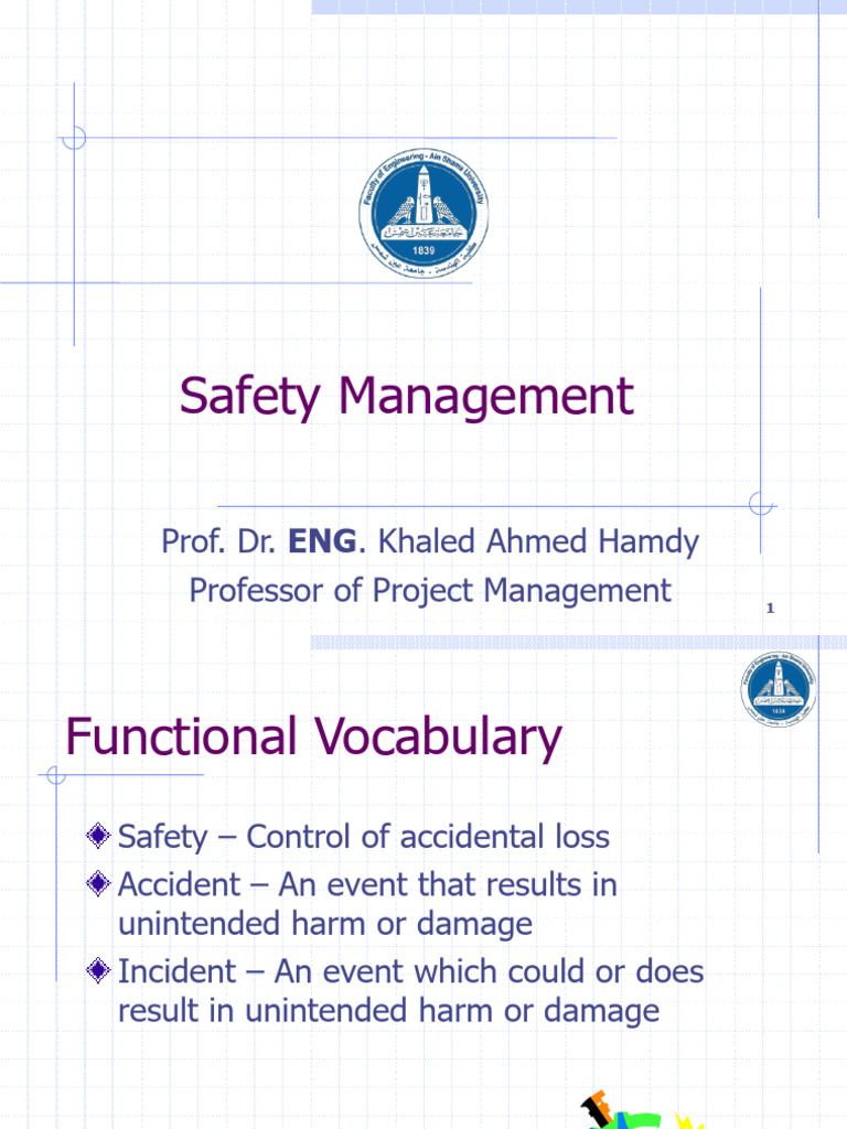 Safety Management Plan Overview | PDF | Risk | Risk Assessment