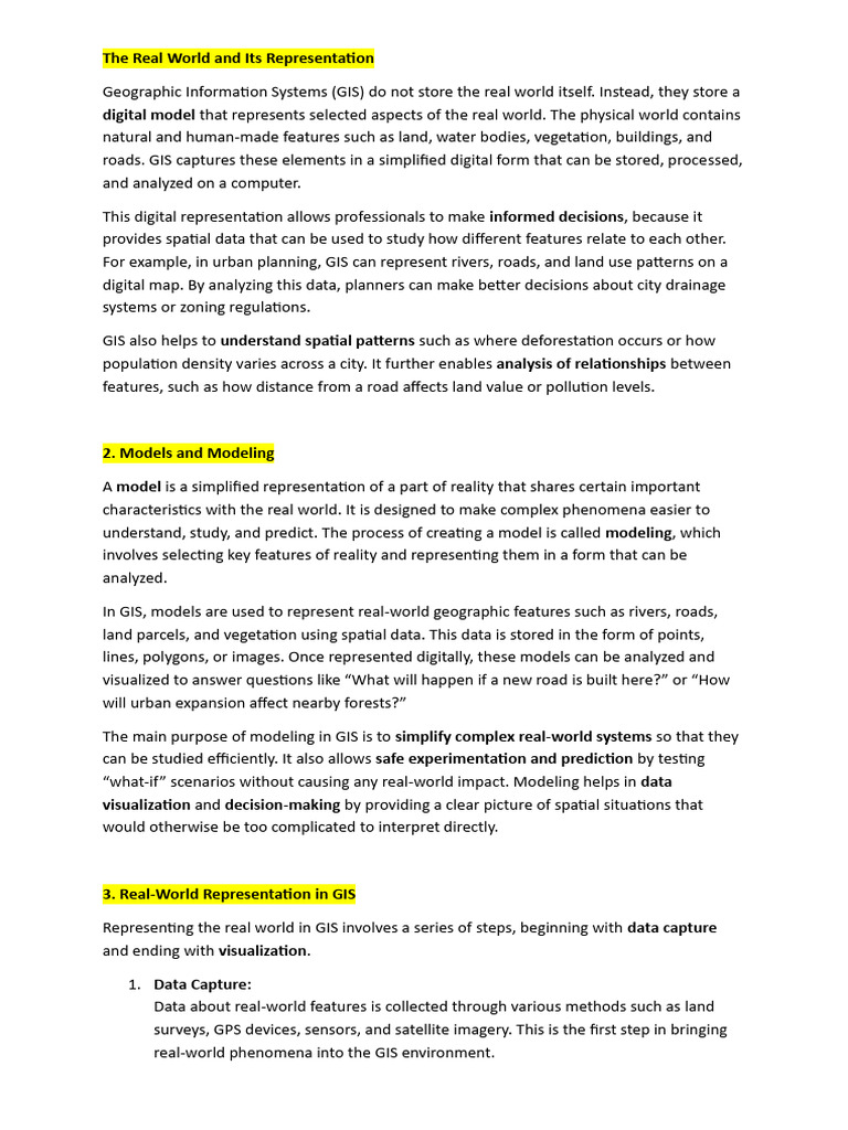 CH2 | PDF | Geographic Information System | Spatial Analysis