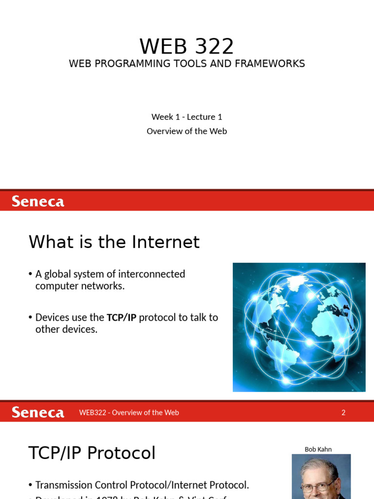 Lecture 1.1 - Overview of the Web | PDF | World Wide Web | Internet & Web