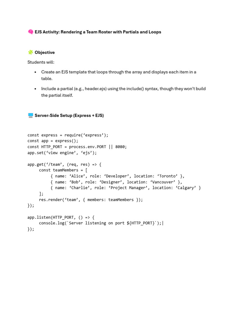 In-Lab Activity #3 | PDF
