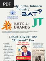 is the tobacco industry an oligopoly Knowledge Not Power: Why Cigarettes Still Appeal Tobacco Market Size, Trends &