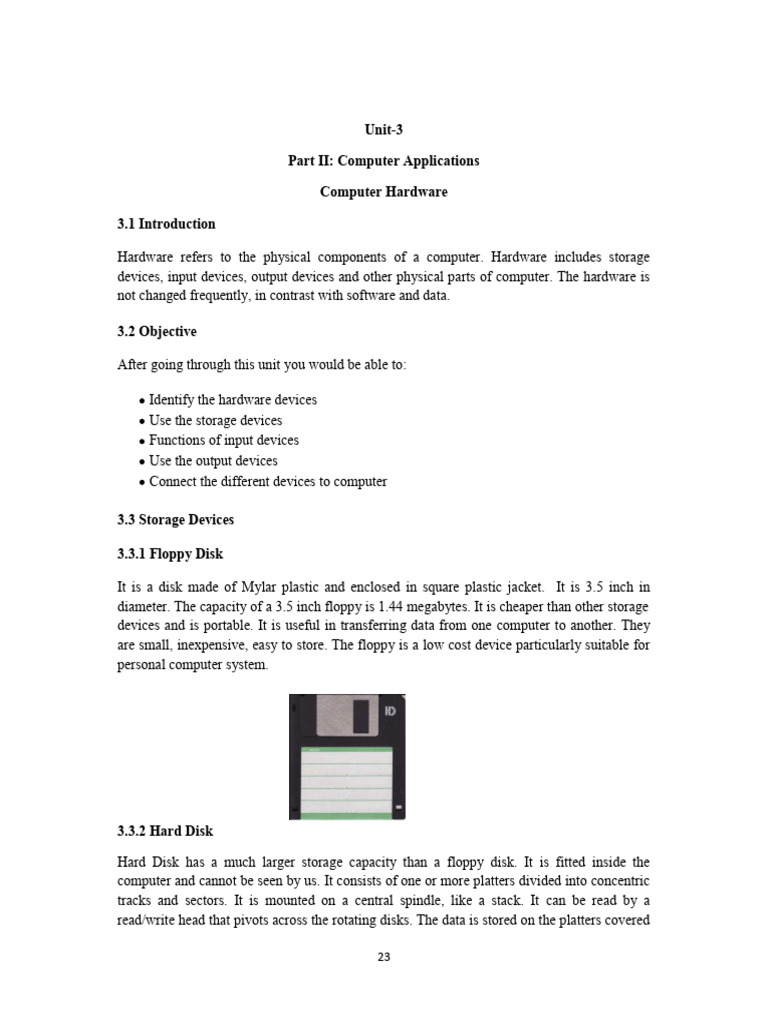 Computer Hardware and Devices Overview | PDF | Printer (Computing ...