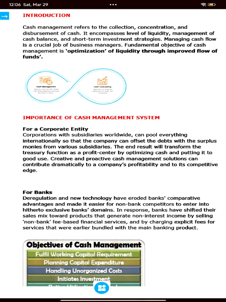 Module - A-Cash Management Services | PDF