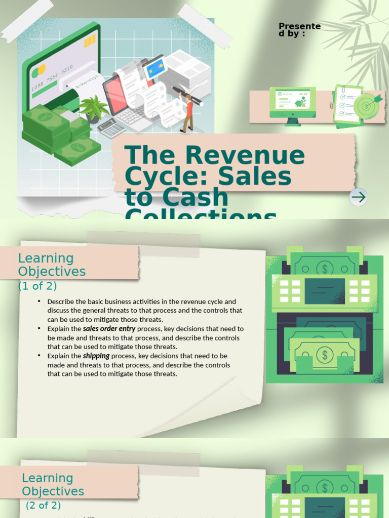 The Revenue Cycle: Sales To Cash Collections | PDF | Inventory | Invoice