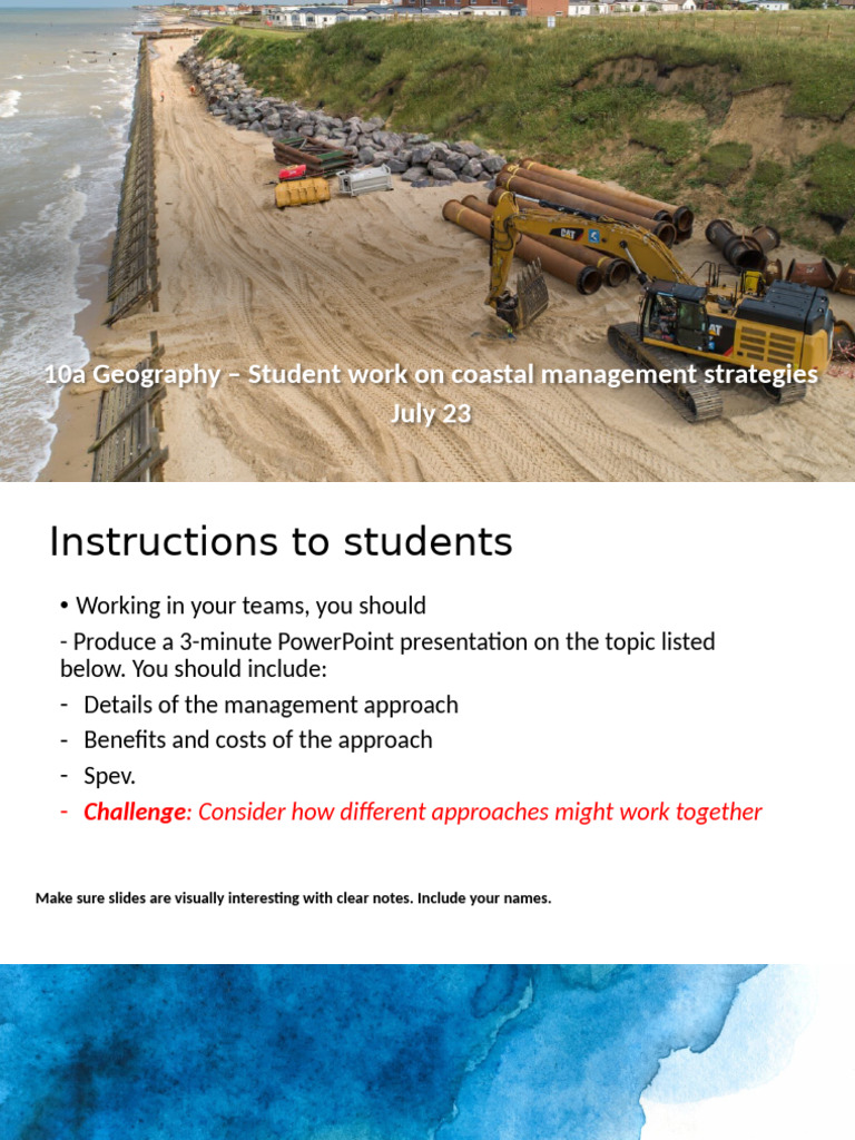 Coastal Management Strategies Overview | PDF | Beach | Dune