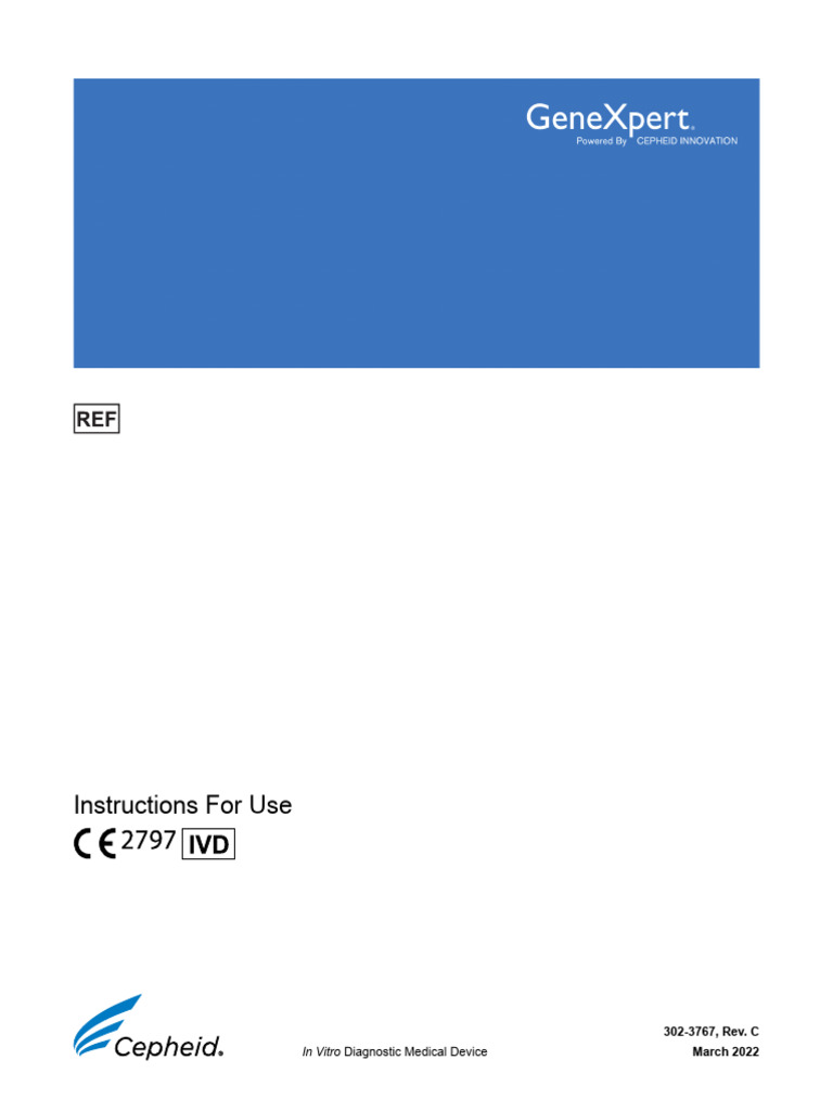Xpert® HIV-1 Qual XC Instructions | PDF | Hiv | Infection