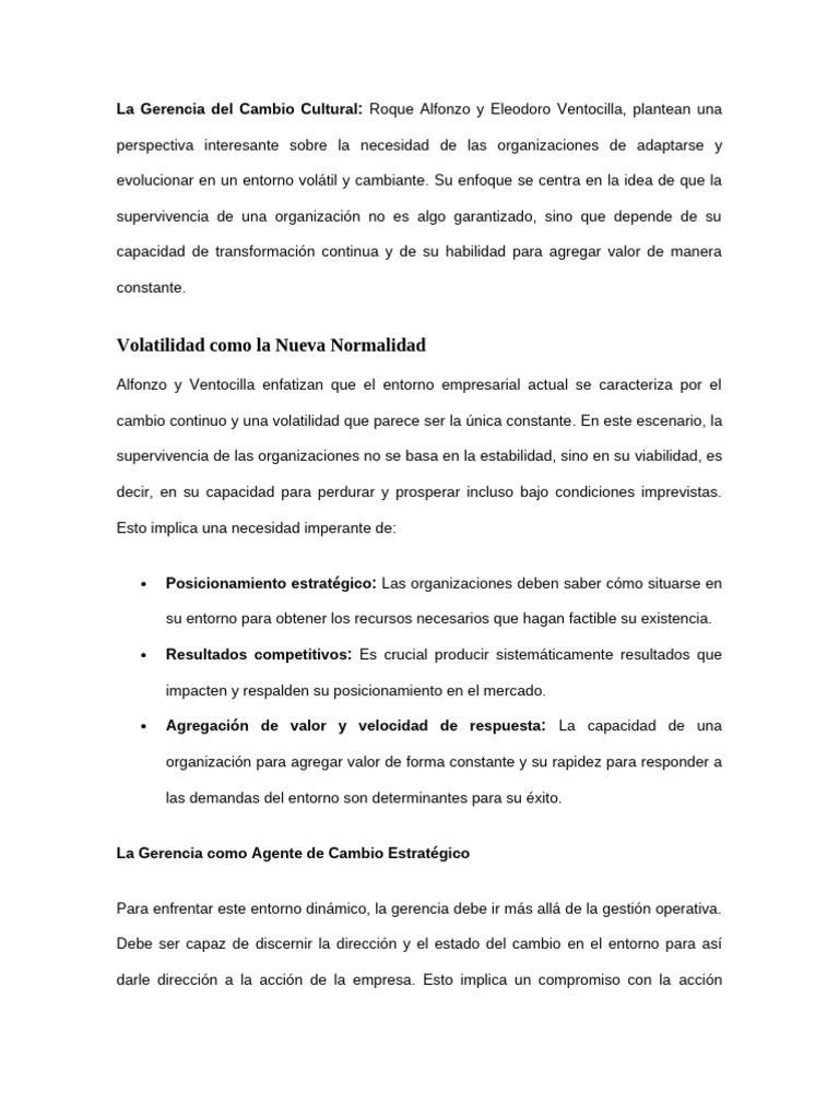 La Gerencia Del Cambio Cultural | PDF, image size:768x1024