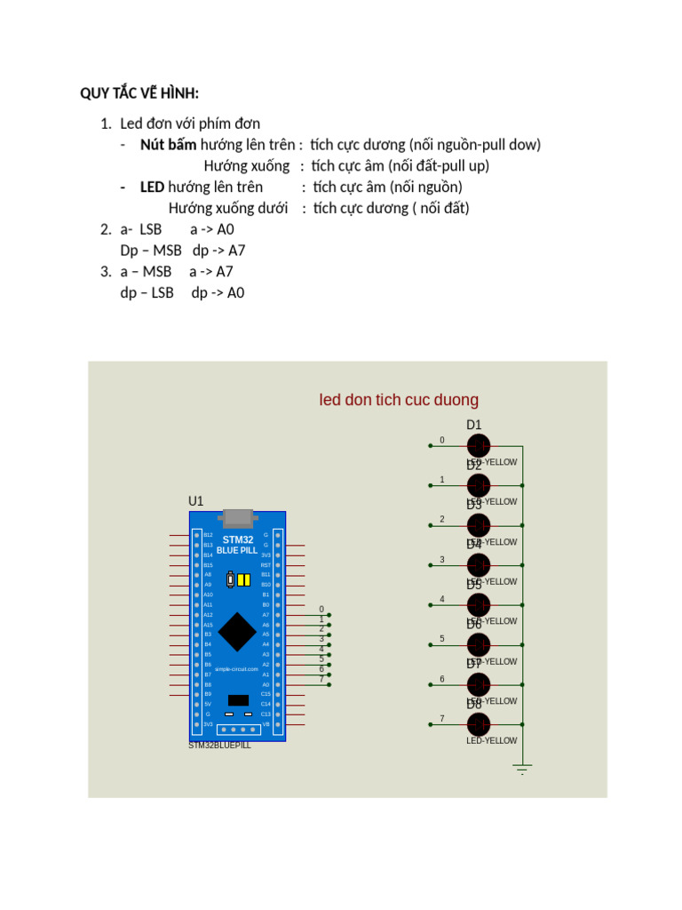 STM32 LED Control Circuit Guide | PDF | Chess Theory | Chess