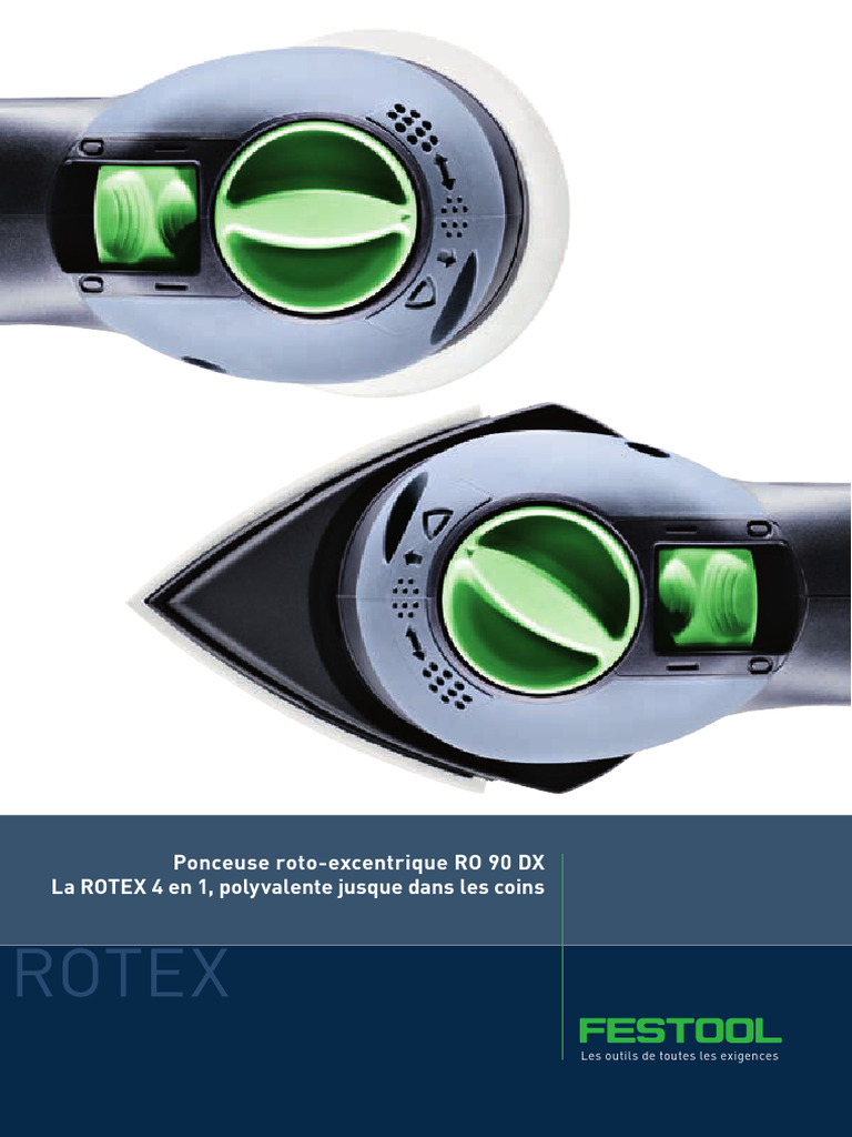 Ponceuse ROTEX RO 90 DX 4 en 1 | PDF