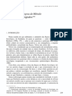PAIS, José Machado - Análise Social - DURKHEIM, Das Regras do Método Aos Métodos Desregrados [1995][PT]