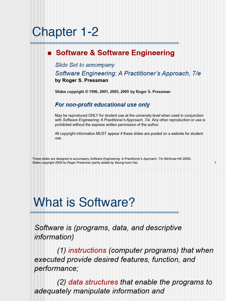 Software Engineering Slides Overview | PDF | Software | World Wide Web