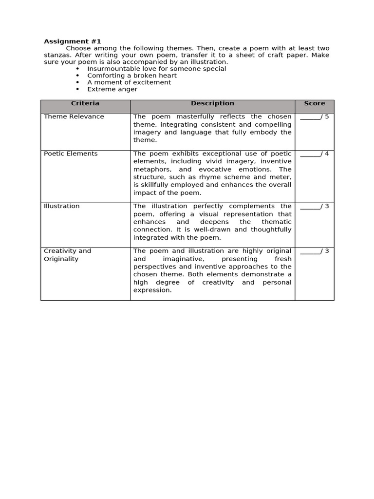 Second Quarter - Assignment #1 in ENglish 9 | PDF