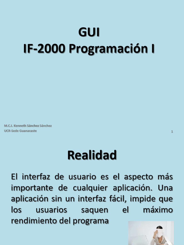 Programación de Interfaces Gráficas en Java | PDF | Interfaces gráficas ...