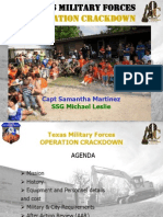 Operation Crackdown: Texas Military Forces