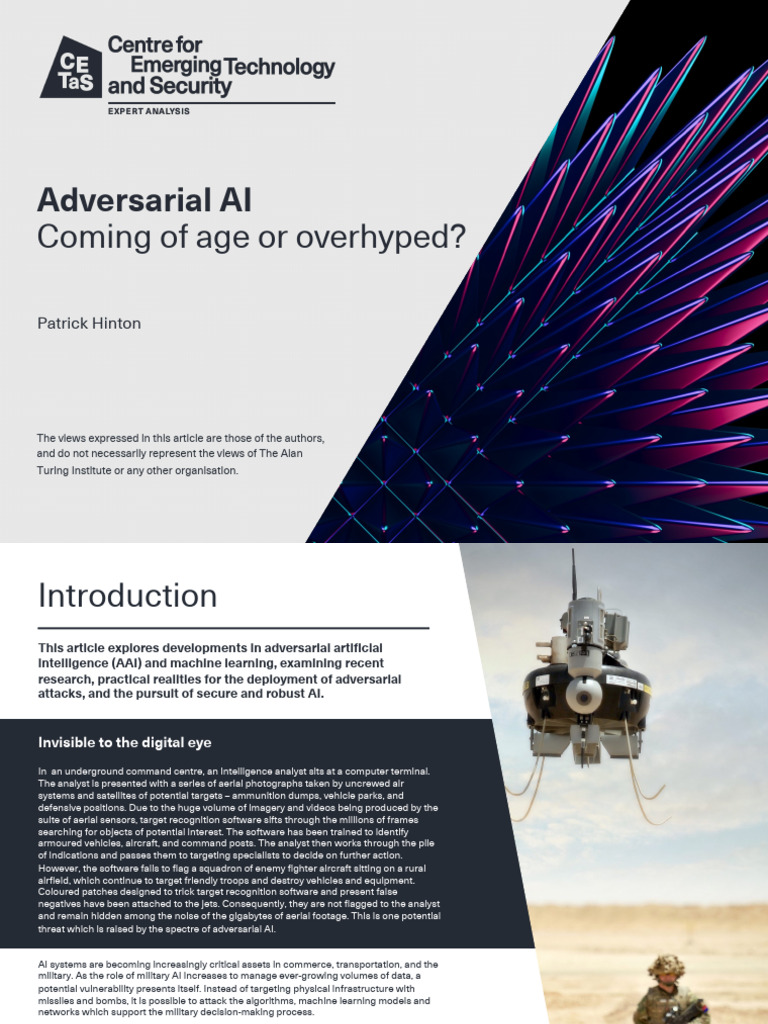 Adversarial IA | PDF | Artificial Intelligence | Intelligence (AI ...