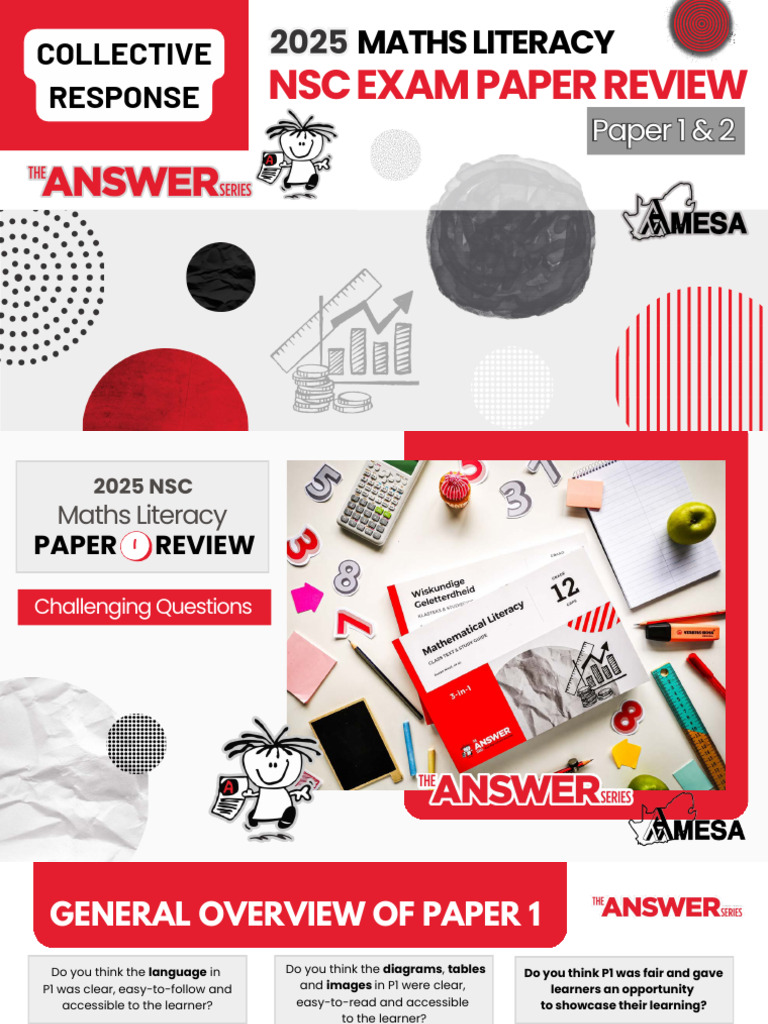 2025 NSC Maths Literacy Exam Review | PDF | Area | Tax Bracket