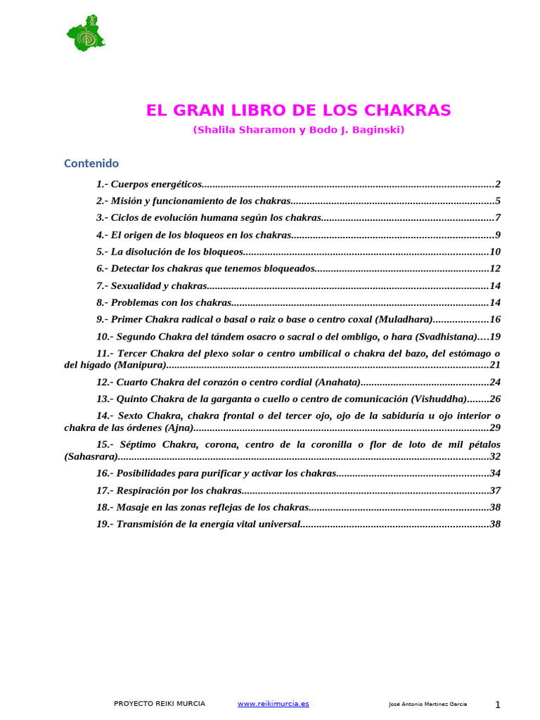 El Gran Libro de Los Chakras | PDF | Amor | Prana