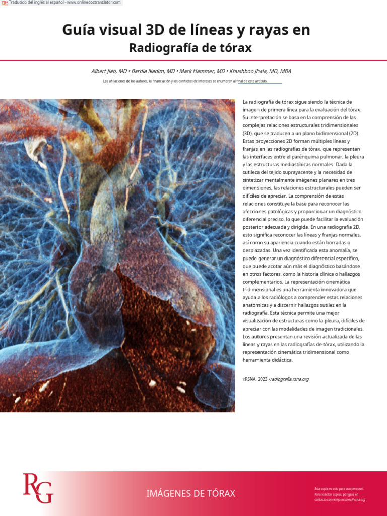 Jiao Et Al 2023 3d Visual Guide to Lines and Stripes in Chest ...
