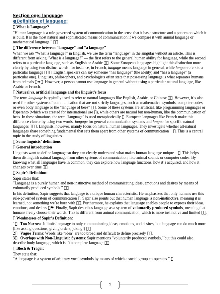? Introduction To Language ?-3 | PDF | Semantics | Morphology (Linguistics)