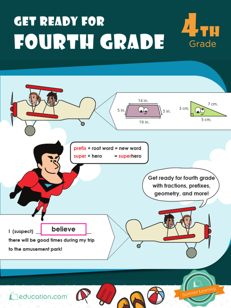 Ready Fourth Grade Workbook | PDF | Multiplication | Linguistics
