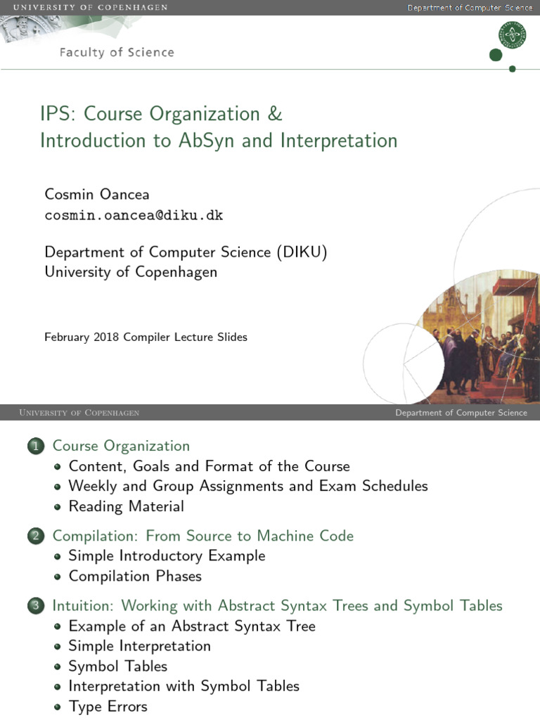 1 Intro and Interpretation | PDF | Compiler | Parameter (Computer ...